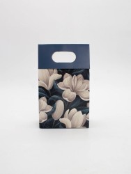 Пакет подарочный «Delicate flowers», green (12*20*6)