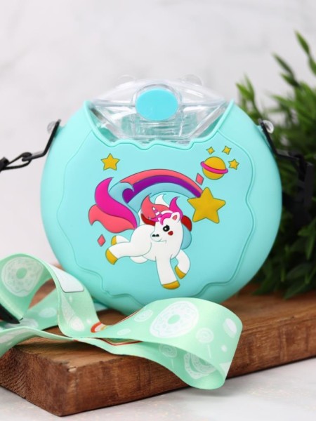 Бутылка «Сosmo unicorn», green (380 ml) 