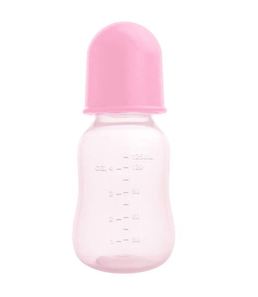Бутылочка с соской, pink (125 ml) 