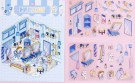 Наклейки+пинцет для творчества румбокс "Парикмахерская", голубые (16*20 см)