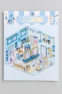 Наклейки+пинцет для творчества румбокс "Парикмахерская", голубые (16*20 см)