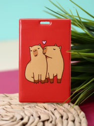 Держатель для карт «Capybara love» (6,5 х 10,4 см)