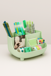 Органайзер настольный "Study", green (18.8*10.8 см)