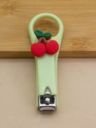 Маникюрный инструмент "Plants cherry", green