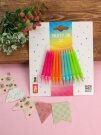 Набор свечей 12 шт. "Color blaze", 7 см