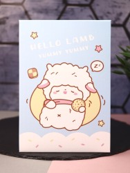 Зеркало "Hello lama", blue