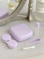 Контейнер для линз «Classic square», purp