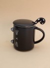 Кружка «Minimalistic cat», black (360 ml)