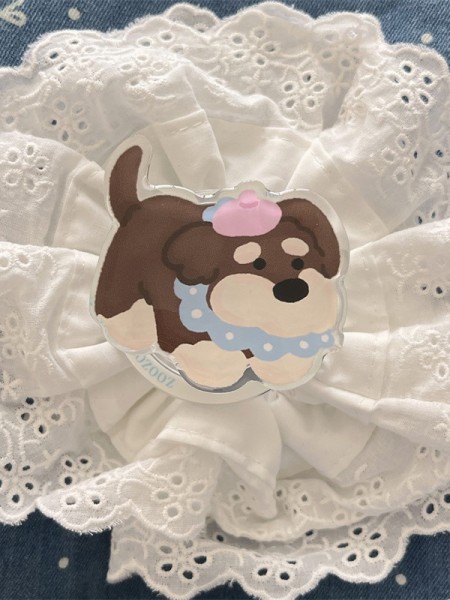 Попсокет "Dog lace" 
