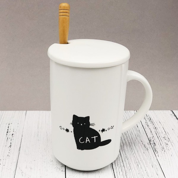 Кружка "My cat"(black) (380ml) 