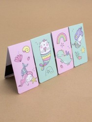 Набор магнитных закладок "Mermaid Vibes", 4 шт., 35х70 мм