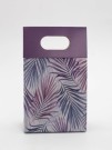 Пакет подарочный «Delicate flowers», purple (12*20*6)