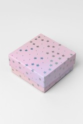 Подарочная коробка «Starry sky», pink (12*12*6)