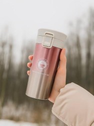 Термокружка "Classic taste", pink (380 ml)