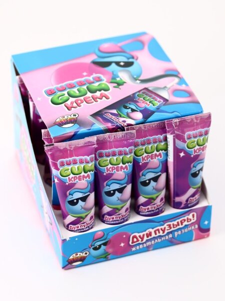 Жевательная резинка «Дуй пузырь! Bubble gum крем», 20 шт. 