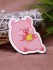 Брелок ECO из дерева «Happy pig eats»