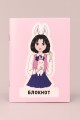 Блокнот А6 Аниме "Love bunny girl"