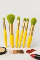 Набор кистей для макияжа "Kawaii touch", 6 кистей, yellow