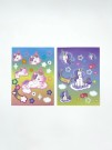Набор наклеек 2 шт. "Rainbow Unicorn", 11*15 см