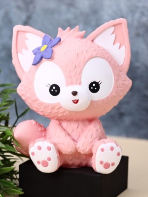 Копилка «Flower fox», pink