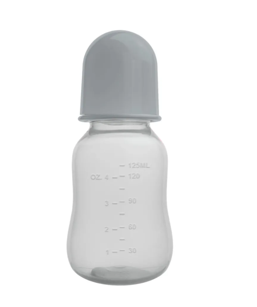 Бутылочка с соской, grey (125 ml) 