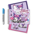 Водная раскраска с маркером "Kuromi", 5 рис., 12 стр., 21*14 см, плотность 210 г