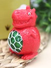 Мялка - антистресс «Dino metallic», red