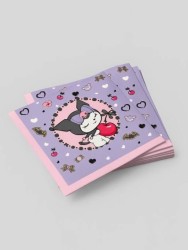 Салфетки бумажные "Kuromi Любимая вишенка" 33х33 см, 20 шт