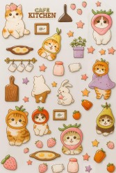 Наклейки "Kitchen cats"