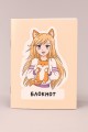 Блокнот А6 Аниме "Love corgi girl"