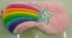 Маска для сна "Rainbow star", pink