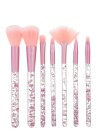 Набор кистей для макияжа "Gleaming Rose", 7 кистей
