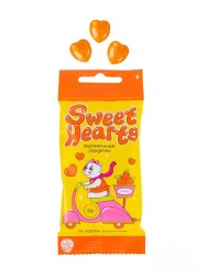 Карамель леденцовая "Sweet Hearts" 30гр флоупак (апельсин)