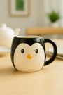 Кружка керамическая «Penguin», black, 500 мл