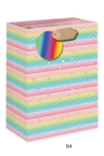 Пакет подарочный «Rainbow Gift», horizontal (18*23*10) 