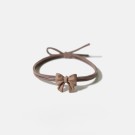 Резинка для волос GIRLY "Bow", beige