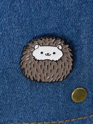 Значок металлический iLikeGift "Hedgehog"