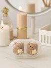 Контейнер для линз «Bear flower»