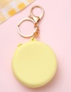 Брелок-кошелёк "Simple round", yellow