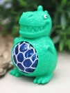 Мялка - антистресс «Dino metallic», green