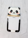 Магнитный блок для записей с карандашом «Panda», white, 9х17 см