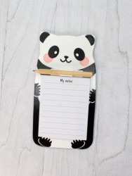 Магнитный блок для записей с карандашом «Panda», white, 9х17 см