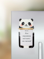 Магнитный блок для записей с карандашом «Panda», white, 9х17 см