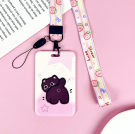 Футляр для карт на ленте "Star сat and hearts", worth