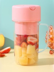 Блендер портативный "Juice anywhere", pink, USB, (20*8 см)