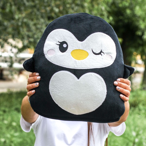 Мягкая игрушка Hugme toys «Пингвин», 40 см 