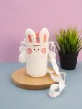 Футляр плюшевый для термоса "Furry buddies", bunny (13*10 см)