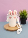 Футляр плюшевый для термоса "Furry buddies", bunny (13*10 см)