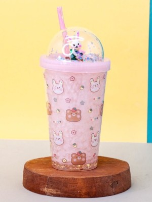 Тамблер "Rabbit happy", pink (450 ml)