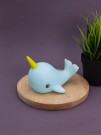 Ночник iLikeGift "Whalecorn", blue (12*14 см)